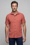 Studio Men's Regular Fit Short Sleeve Pocketless Tile Shirt