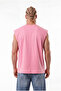 Men's Oversize Crew Neck Basic Undershirt Candy Pink - 3