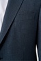 Anthracite Regular Fit Wool Buttoned Mono Collar Drop Double Slit Jacket - 3