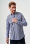 Regular Fit Long Sleeve Navy Blue Sports Men's Shirt - 4