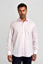 Pink Regular Fit Cotton Italian Fabric Platinum Shirt