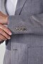 Blue Regular Fit Linen Wool Jacket - 4