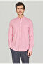 Regular Fit Bdk Collar Pocketless Red Men's Shirt