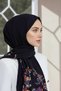 Women's Luxury Medina Silk Shawl Black - 2