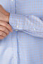 Brown Regular Fit Cotton Long Sleeve Regular Checkered Blue Shirt - 4
