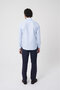 Blue Regular Fit Cotton Long Sleeve Pasha Collar Shirt - 6