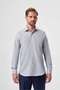 Gray Regular Fit Cotton Classic Basic Shirt - 4