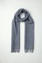 Anthracite Wool Scarf Kaşkol