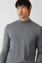Men's Basic Half Fisherman Knitwear Dark-Grey - 3