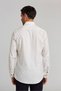 Bi̇sse Sports Shirt Modern Fit U-Sleeve Half Italian Collar Thick Diagonal Sports Ecru - 2