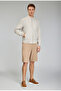 Beige Linen Coat - 3