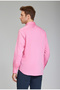 Pink Regular Fit Cotton Button-Down Collar Shirt - 6