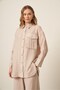 Women's Comfortable Modal Pocket Suit Beige 30717 - 4