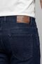 Navy Blue Denim Cotton 5-Pocket Men's Trousers - 4