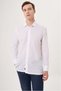 White Regular Fit Cotton Basic Sports Shirt