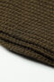 Men's Khaki Plain Beret Scarf Set - 6