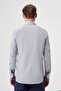 Gray Regular Fit Cotton Classic Basic Shirt - 2