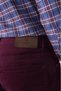 Burgundy Cotton Pocketed Sports Pants - 6