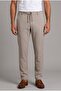 Beige Jogger Drawstring Sports Pants