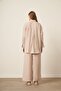 Women's Comfortable Modal Pocket Suit Beige 30717 - 7
