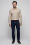 Yellow Regular Fit Modern Cotton Linen Sport Collar Shirt - 5