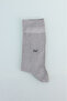 Gray Bamboo Seamless Long Socks - 2