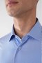 Blue Regular Fit Cotton Pocketless Classic Long Collar Shirt - 3