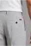 Gray Linen Jogger Drawstring Sports Pants - 3