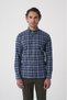 Navy Blue Regular Fit Cotton Shirt