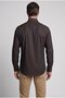 Studio Men's Regular Fit Long Sleeve Coffee Pocketless Shirt - 2