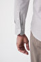 Brown Regular Fit Cotton Pasha Collar Shirt - 7