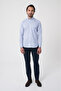 Blue Regular Fit Cotton Shirt - 3