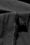 Shantuk Linen Look 100% Cotton Fabric 150 cm Black - 2
