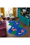 Sdt Fish Theme Patterned Modern Woven Base Decorative Carpet Mosso3319 - 2
