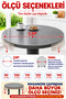 Patterned Round Pvc Oilcloth Tablecloth, Wipeable and Stain Resistant - 3