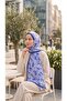 Organic Viscose Silk İnci̇ra Shal - Floral Pattern - 2