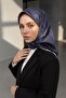 100% Twill Silk Floral Pattern Smoked Color 90X90 Planting Shape : Hand Sewing Scarf - 2