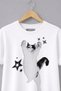 Valentine's Day Special Y2K Vintage Halftone Cat Printed Oversize T-Shirt |   Retro Unisex T-Shirt - 3