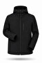 Men's Fleece-Lined Water and Windproof Softshell Sports Jacket - 3