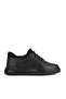 , Men's Genuine Leather Sneakers 161423Z88 Black - 3