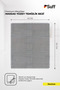 Narzisse Sensitive Surface Microfiber Cloth Non-Scratch Computer Tablet and Phone Screen Cloth 50X40 cm Gray - 6