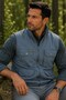 Men's Fabric Hunting Vest Multi-Pocket Zippered Seasonal Outdoor Vest 2037 - 4