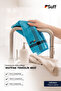Veilchen Platin Series 3-Piece Microfiber Cloth Set Non-Marking Non-Scratch Premium Kitchen Cleaning Cloth 60X40 cm - 4