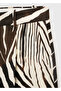 Zebra Print Linen Pants - 5