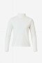 High neck long sleeve viscose ribbed blouse - 4