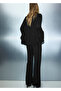 Straight-cut trousers with lace-up waistband - 4