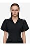 Balloon Sleeve Window Cut-Out Mini Dress - 3
