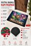 Door Mat 45X70Cm Non-Slip Base Decorative Indoor Outdoor Neon Daisy Flowers - 4