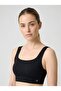 Holly Honeycomb Patterned Covered Bra Black - 4