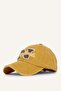 Men's Cotton Embroidered Hat with Vintage Detail I4872Ax26Sm - 3